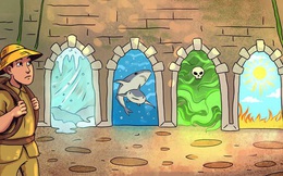 Nhìn tranh phán đoán: Người đàn ông sẽ chọn cánh cửa nào để thoát khỏi ngôi nhà kỳ bí?