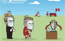 Biếm họa 24h: Liverpool rửa tay chờ nâng cúp vô địch Premier League