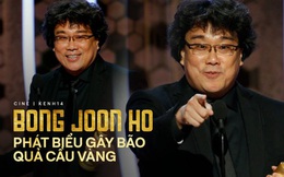 Đạo diễn "Kí Sinh Trùng" phát ngôn gây bão tại Quả Cầu Vàng: Chúng ta chỉ có duy nhất một ngôn ngữ là điện ảnh!
