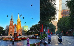 Chùm ảnh "cực phẩm" 1 năm chỉ có 1 lần cảnh đường phố Sài Gòn vắng vẻ khác lạ, cảm giác quá đỗi thanh bình vào sáng mùng 1 Tết