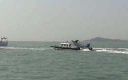 Tàu cảnh sát biển Đài Loan "va chạm" với 10 xuồng cao tốc Trung Quốc