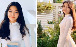 Con gái Quyền Linh mặc áo dài của mẹ đón sinh nhật tuổi 14: Đẹp nức nở như công chúa!