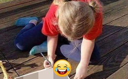 Cô bé láu cá nhất năm là đây: Trổ tài vẽ tranh như họa sỹ, mẹ đang định ngợi khen thì "té ngửa" bởi chiêu trò có 1-0-2