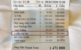 Ăn trưa tại nhà hàng hải sản ở Đà Nẵng, khách giật mình nhìn hóa đơn gần triệu rưỡi bị tính phí 50 nghìn tiền xì dầu, mù tạt khiến nhiều người tranh cãi