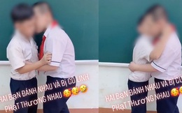 Vụ clip cô giáo phạt 2 nam sinh ôm hôn nhau làm hòa bị cho là phản cảm, lệch lạc giới tính: Chuyên gia tâm lý lên tiếng