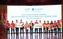 Tập đoàn VNPT thưởng “nóng” 2 tỷ đồng cho đội tuyển bóng đá nam nữ Việt Nam