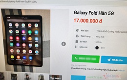 Galaxy Fold rao bán đầy trên mạng, mất nửa giá chỉ sau một năm