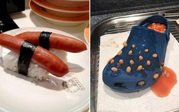 Khi nhà hàng bày biện đồ ăn không thể sai hơn: Cà phê đổ ra tay, đậu hầm đựng trong dép và loạt "siêu phẩm" ẩm thực khác