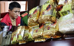 Thợ cơ khí "ship" 6 bánh heroin và 13kg ma túy đá sa lưới