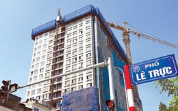 Hoàn thành phá dỡ tầng 18 tòa nhà 8B Lê Trực - Hà Nội