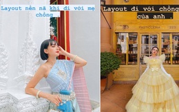 Gái đẹp Việt lấy đại gia Thái Lan tự bóc outfit lúc đi với mẹ chồng và khi là 'em bé' của anh