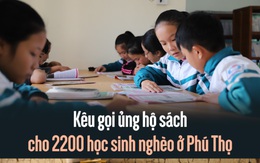 Chung tay ủng hộ sách cho 2200 học sinh nghèo ở Phú Thọ