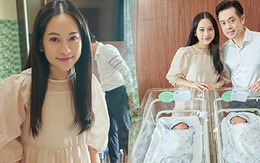 Dương Khắc Linh hé lộ diện mạo 2 quý tử song sinh, Sara Lưu lộ diện tươi tắn hậu sinh nở!