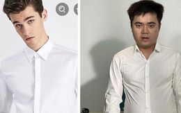 Thanh niên có cấu hình mặt tấu hài khiến các shop online khóc thét vì năng lực biến đồ đẹp thành... thảm hoạ thời trang