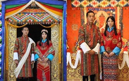 Nàng công chúa “vạn người mê” của Bhutan bất ngờ lên xe hoa, nhan sắc cô dâu, chú rể gây chú ý