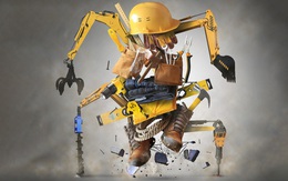 Nhật Bản dùng đội thợ xây 100% robot để xây đập nước, tương lai ngành xây dựng là đây?