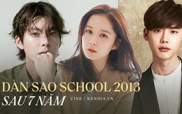 Dàn sao School 2013 sau 7 năm: Kim Woo Bin bỏ lỡ thời hoàng kim để chữa ung thư, Jang Nara trẻ hoài trẻ mãi như ma cà rồng?