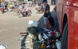 Công an TP Kon Tum nói gì vụ xe khách tông nhau với xe Cảnh sát trật tự?
