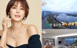 'Mẹ Kim Tan' Kim Sung Ryung khoe căn hộ cao cấp ở với chồng đại gia: View sông Hàn, bàn ăn khổng lồ khiến khách mời 'rớt hàm'