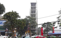Căn nhà tầng cao "chót vót" đang xây giữa thành phố Vinh vướng nhiều sai phạm