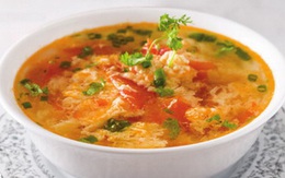 Bồi bổ sức khỏe bằng món canh trứng cà chua