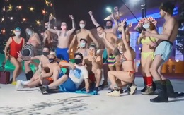 Nga: Nam thanh nữ tú mặc đồ bơi nhảy múa dưới tiết trời âm 39 độ C