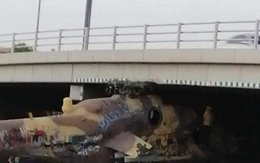 Trực thăng tấn công Mi-35 chui gầm cầu: "Xe tăng bay" gặp thảm họa hy hữu ở Libya!
