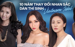 Dàn thí sinh Vietnam Idol lột xác nhan sắc sau 10 năm: Bích Phương dao kéo quá đỉnh, Văn Mai Hương - Trung Quân thay đổi ngoạn mục