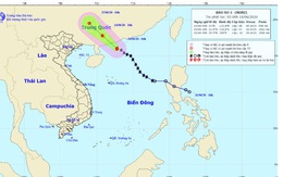 Bão số 1 sẽ gây mưa dông, gió giật mạnh ở các tỉnh Bắc Bộ