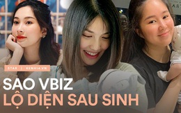 Hội mẹ bầu Vbiz lần đầu lộ diện hậu sinh nở: Đặng Thu Thảo đúng là thần tiên tỷ tỷ, body Diệp Lâm Anh - Suboi quá đáng nể