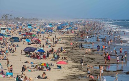 24h qua ảnh: Người dân Mỹ tắm biển đông nghịt bất chấp dịch Covid-19