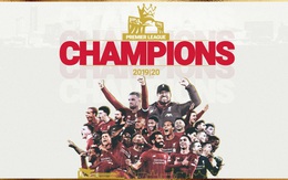 Liverpool chính thức giành chức vô địch Premier League sau 30 năm chờ đợi