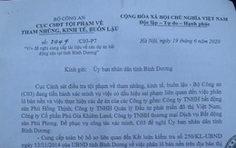 Bộ Công an xác minh dấu hiệu sai phạm ở hàng loạt dự án bất động sản tại Bình Dương