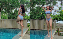 Kaity Nguyễn khoe vóc dáng gợi cảm khi diện bikini