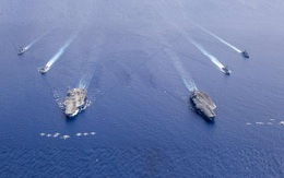 Bộ Quốc phòng TQ "nổi đóa" khi Mỹ đưa 2 tàu sân bay đến Biển Đông tập trận