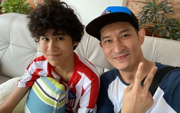 Mới 15 tuổi, con trai của Huy Khánh đã ra dáng hot boy với chiều cao 1m80 cùng khuôn mặt điển trai