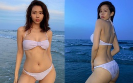 Nữ ca sĩ ‘Ghen Cô Vy’ thả dáng với bikini, đường cong nóng bỏng gây sốt