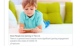 Hơn 3/4 dân số Mỹ chọn ở nhà chơi game trong thời kỳ dịch bệnh Covid-19