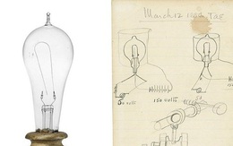Tờ giấy vẽ hình bóng đèn được bán lại với giá 2,6 tỷ đồng