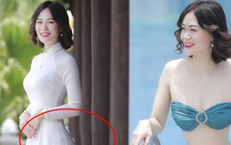 Thí sinh Hoa hậu Việt Nam 2020 lộ ảnh photoshop quá đà: Eo nhỏ siêu thực nhưng mỗi tội... chỉnh lố đến méo cả cột