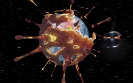 Nga tung video siêu độc đáo: Trái đất bị COVID-19 "nuốt chửng", được giải nguy nhờ "anh hùng bí ẩn"