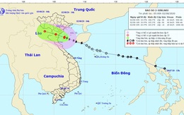 Bão số 2 giật cấp 10, khả năng đổ bộ các tỉnh từ Ninh Bình đến Nghệ An