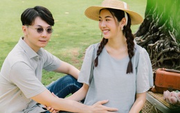 Thúy Vân lần đầu khoe ảnh mang bầu 6 tháng, hạnh phúc bên chồng đại gia