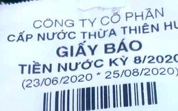 ‘Choáng váng’ giấy báo tiền nước hơn 42 triệu đồng của 1 hộ gia đình