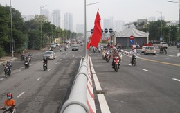 Cận cảnh cầu vượt hơn 500 tỉ đồng mới thông xe ở Hà Nội