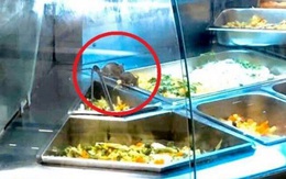 Chuột bò "lúc nhúc" trong quầy thức ăn tại Aeon Tân Phú TP Hồ Chí Minh