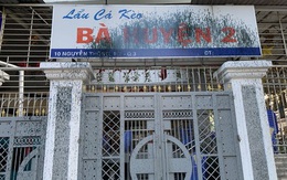 Quán lẩu cá kèo Bà Huyện 2 trên đường Nguyễn Thông bị tấn công bằng sơn