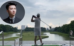 Trọng Hưng bước vào đường đua sân golf, tập miệt mài thế này lại chẳng mấy chốc mà lên tay