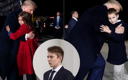 “Hoàng tử Nhà Trắng” Barron Trump vắng mặt trong sự kiện lớn của bố, sự chú ý tập trung lên 2 nhóc tì được Tổng thống Mỹ ôm hôn âu yếm