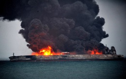 Cháy tàu chở 200.000 tấn dầu thô ở ngoài khơi Sri Lanka